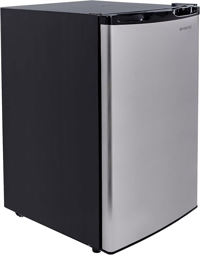 Avanti 4.4 Cu. Ft. Compact Refrigerator, Mini-Fridge, In Stainless Steel (Rm4436ss) - View 5 | Fridge.com