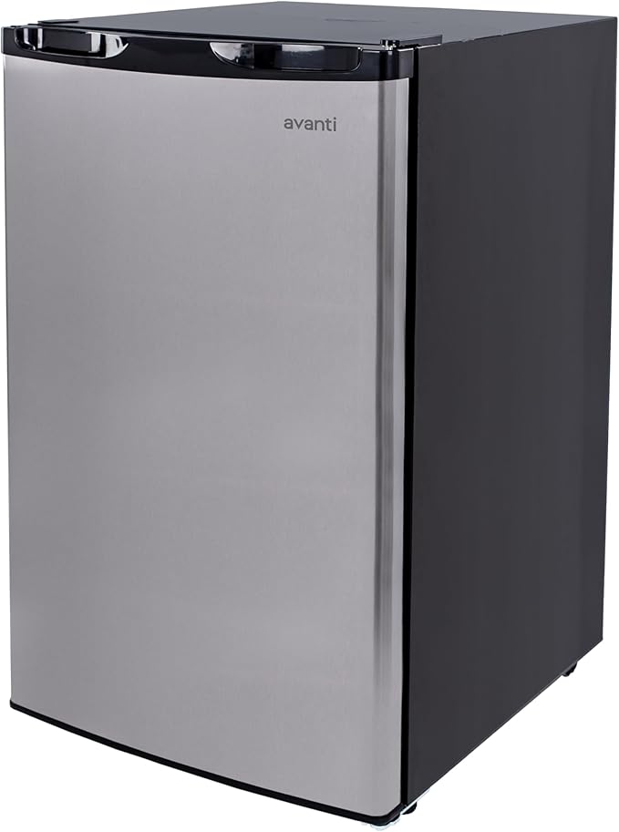 Avanti 4.4 Cu. Ft. Compact Refrigerator, Mini-Fridge, In Stainless Steel (Rm4436ss) - View 6 | Fridge.com