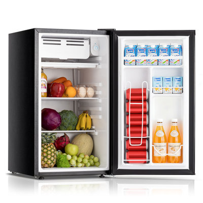 3.1 Cu.ft Mini Fridge With Freezer, Single-Door Mini Fridge, 7 Level Thermostat & Removable Adjustable Shelves, Energy-Efficient, Low Noise  Mini Ref | Fridge.com