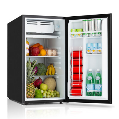 BacklD 3.2 Cu.Ft Mini Fridge with Freezer, Reversible Singel Door Small Fridge, Compact Refrigerator with Adjustable Thermostat, Energy Saving & Low N | Fridge.com