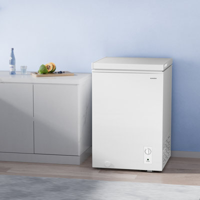 BANGSON 3.5 Cubic Feet Chest Freezer,Deep Freezer With Removable Basket | Fridge.com