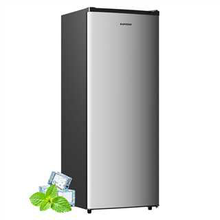 BANGSON 6.5 Cu.ft Upright Freezer, Stand up Freezer with Adjustable Thermostat, Removable Shelves, Reversible Single Door | Fridge.com