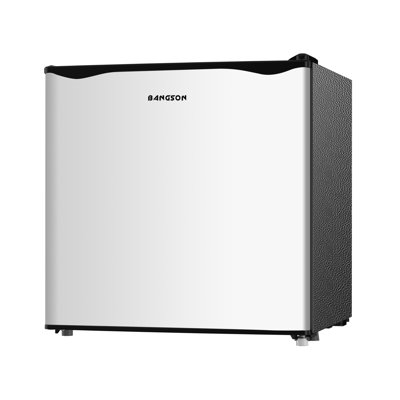 BANGSON 1.6 Cu.Ft Mini Fridge with Freezer, Reversible Door Compact Refrigerator for Dorm, Office, Bedroom, ApartmentSilver | Fridge.com