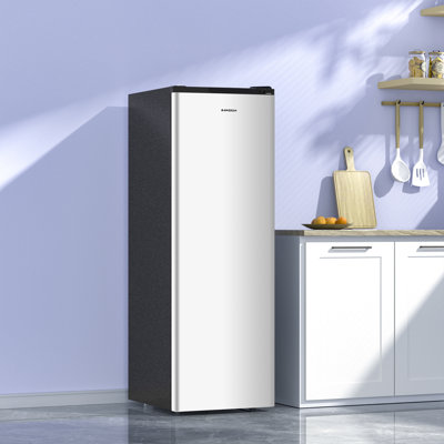BANGSON 7.0 Cu.Ft Upright Freezer Garage Ready, Convertible Upright Freezer/Refrigerator for Kitchen, Garage, Apartment,Silver | Fridge.com