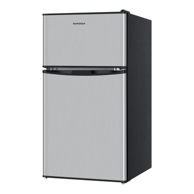 BANGSON 3.2 Cu.Ft Mini Fridge with Freezer, 2 Door Compact Refrigerator, Adjustable Temperature & Low Noise, for Apartment, Dorm, Office, Black | Fridge.com