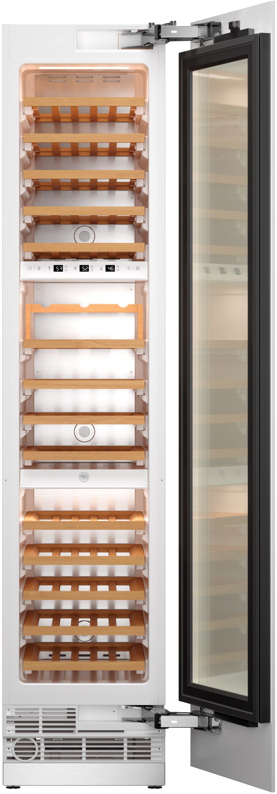 Bertazzoni Triple Zone 17.75'' 68 Bottle Panel Ready Model | Fridge.com