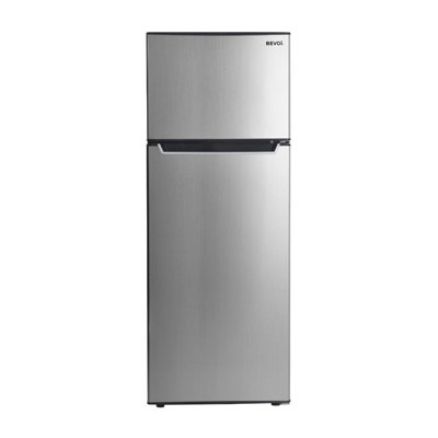 Bevoi 7.1CF Apartment Size Top Freezer Refrigerator in Stainless Steel | Fridge.com