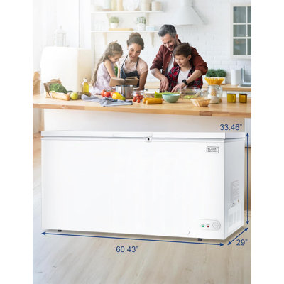 BLACK+DECKER 16.2 Cu. Ft. Chest Freezer, Deep Freezer with Top Opening, Freezer Chest with 2 Removable Storage Baskets, Mechanical Temperature Control | Fridge.com