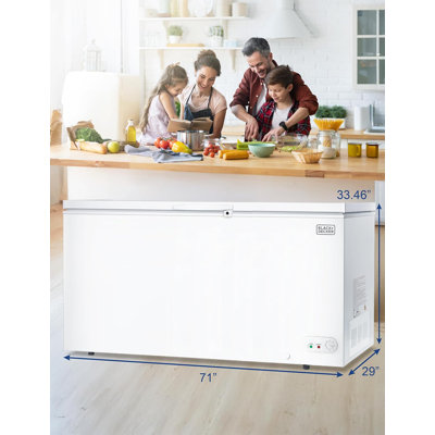 BLACK+DECKER 19.8 Cu. Ft. Chest Freezer, Deep Freezer with Top Opening, Freezer Chest with 4 Removable Storage Baskets, Mechanical Temperature Control | Fridge.com