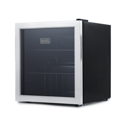 BDB Series Black+decker 1.7 Cu. Ft. Beverage Cooler, Beverage Fridge With Double Pane Glass Door | Fridge.com