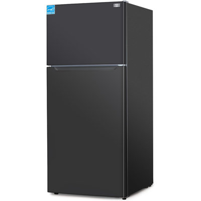 BLACK+DECKER 18.1 Cu. Ft. Top Mount Refrigerator with Freezer, 2 Door Refrigerator with Top Freezer and Adjustable Temperature Control, Full Size Frid | Fridge.com