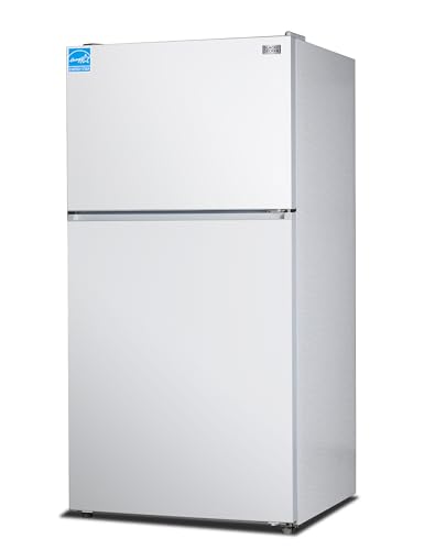 BLACK+DECKER 24 Cu. Ft. Top Mount Refrigerator with Freezer, 2 Door Fridge with Top Freezer and Adjustable Temperature Control, Full Size Kitchen Refrigerator, ENERGY STAR, BR2400JW, White | Fridge.com
