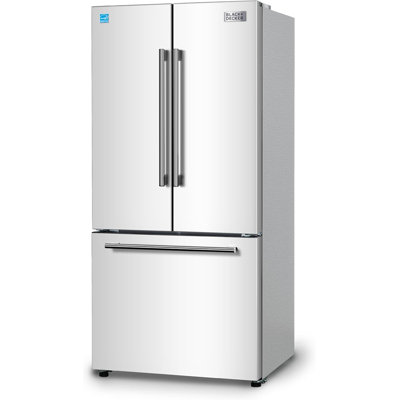 BLACK+DECKER 18 Cu. Ft. French Door Refrigerator with Built-in Ice Maker, Full Size Refrigerator with Bottom Mount Freezer Drawer, Frost Free, ENERGY | Fridge.com