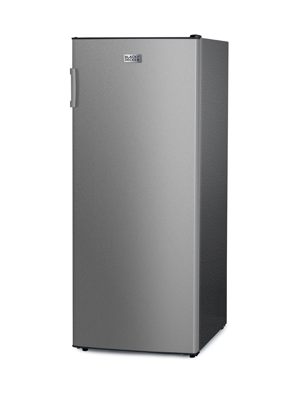 Black+Decker 10 Cu. Ft. Upright Freezer, Stand Up Freezer with Mechanical Temperature Control, Freezer with 3 Shelves and 4 Door Bins, Manual Defrost, R600a Refrigerant, BUF1000LS,Stainless Steel Look — FIN-0003091 | Fridge.com