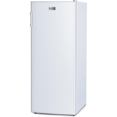 BLACK+DECKER 10 Cu. Ft. Upright Freezer, Stand Up Freezer with Mechanical Temperature Control, Freezer Upright with 3 Shelves and 4 Door Bins, Manual Defrost, R600a Refrigerant, BUF1000LW, White | Fridge.com