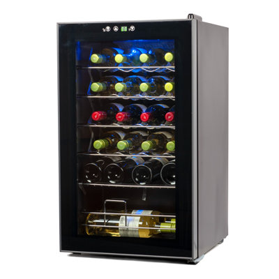 BD6 Series BLACK+DECKER 24 Bottle Wine Fridge, Compressor Cooling Wine Cooler Refrigerator with Interior Light | Fridge.com