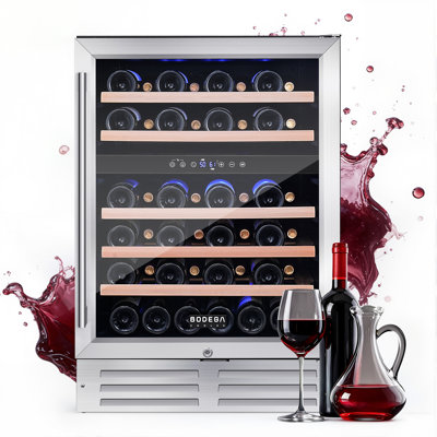 BODEGACOOLER 30" Stainless Steel Wine & Beverage Refrigerator with 31 Bottles & 100 Cans Capacity | Fridge.com