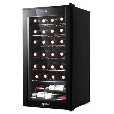 24 Bottle Wine Refrigerator Quiet Freestanding Mini Fridge For Red, White, And Sparkling Wines, Digital Thermostat, Ideal For Home, Kitchen, Or Bedr | Fridge.com