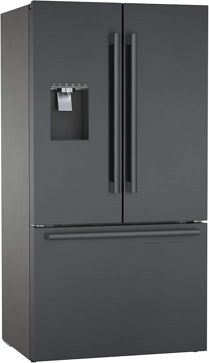 Bosch 500 Series 36" Black Stainless Steel Counter-Depth 3-Door Refrigerator - B36CD50SNB | Fridge.com