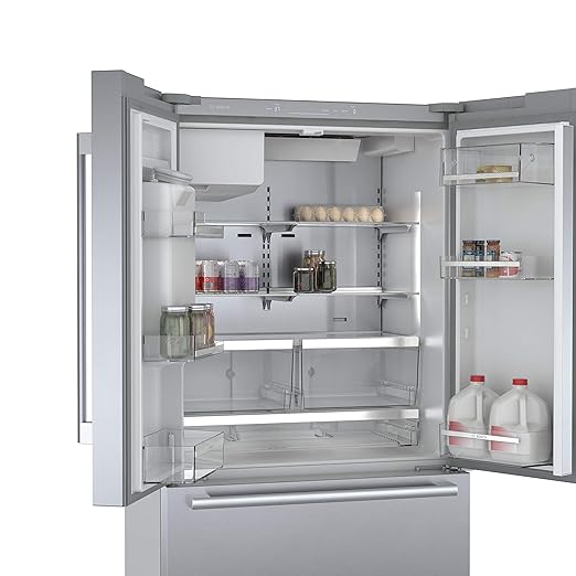 100 Series 3-Door Standard Depth Refrigerator with External ice and Water in Stainless Steel | Fridge.com