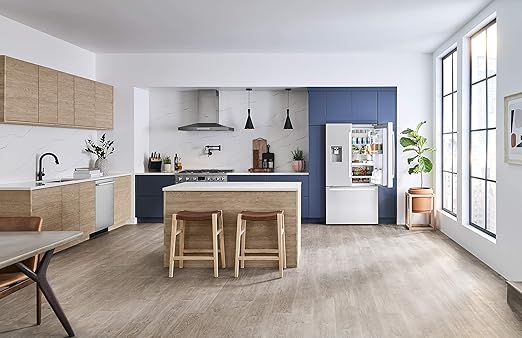100 Series 3-Door Standard Depth Refrigerator With External Ice And Water In Stainless Steel - View 6 | Fridge.com