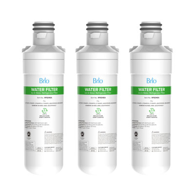 Brio 6046A Refrigerator Water Filter Replacement 3-Pack For LGLT1000P, LT1000PC, LT1000PCS, LT-1000PC - View 1 | Fridge.com