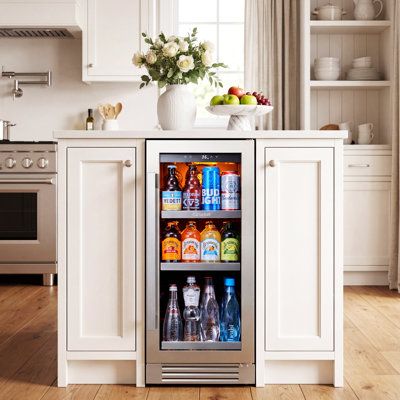 Ca'lefort 15" Beverage Refrigerator 80 Cans Built-in Beer Cooler | Fridge.com