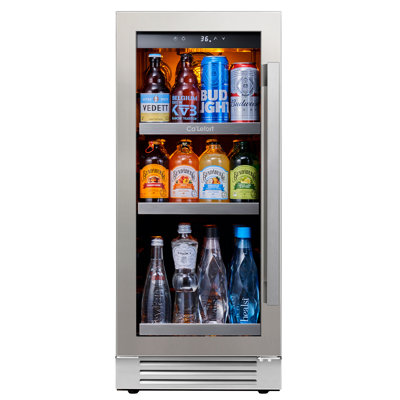 Ca'lefort 15" Beverage Refrigerator 80 Cans Built-in/Freestanding Beer Cooler 34-54 Undercounter Drink Fridge with Quiet Rapid Cooling | Fridge.com