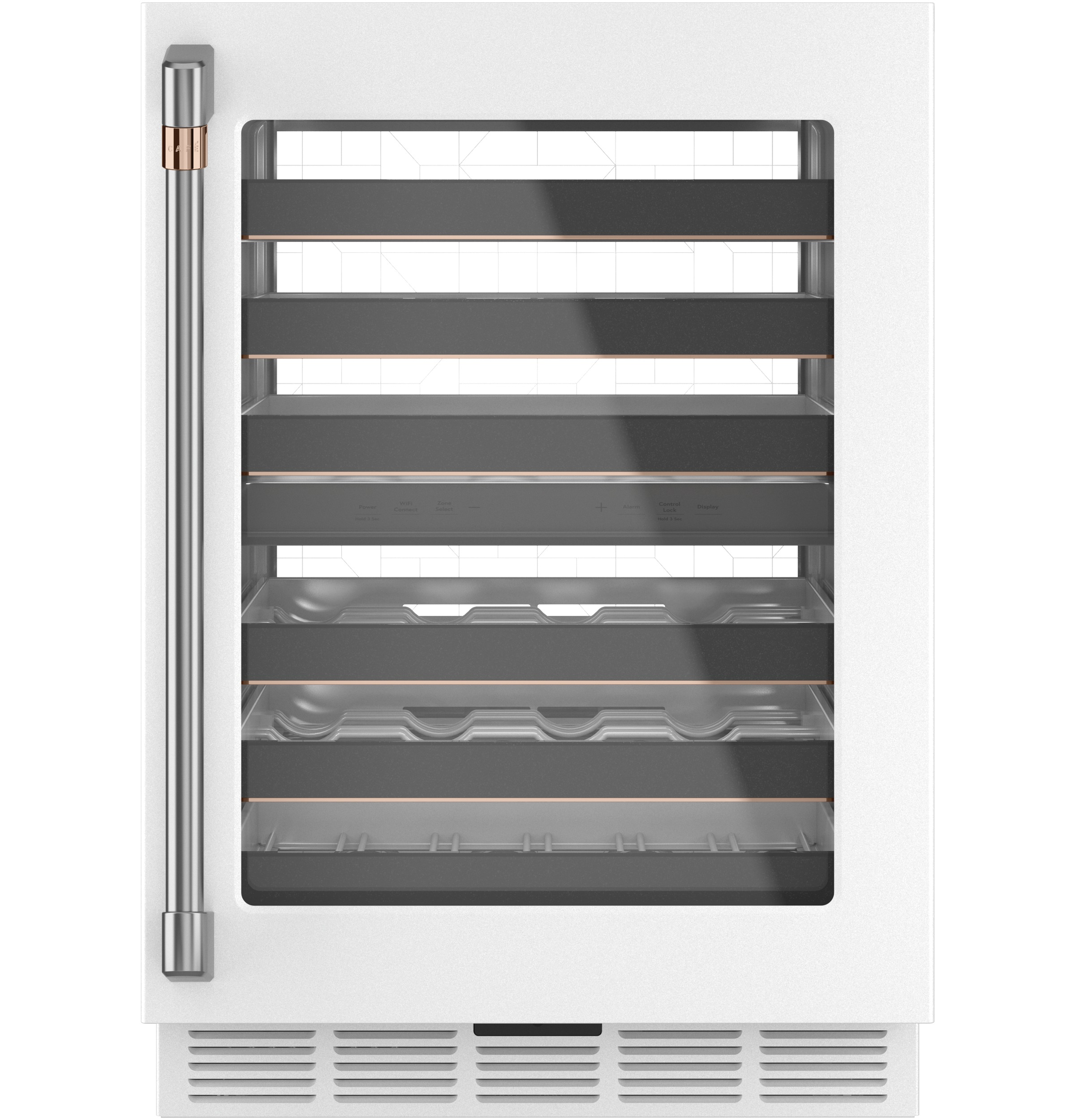 Smart Appliances 46 Bottle Dual Zone Convertible Wine And Beverage Refrigerator With WiFi - View 2 | Fridge.com