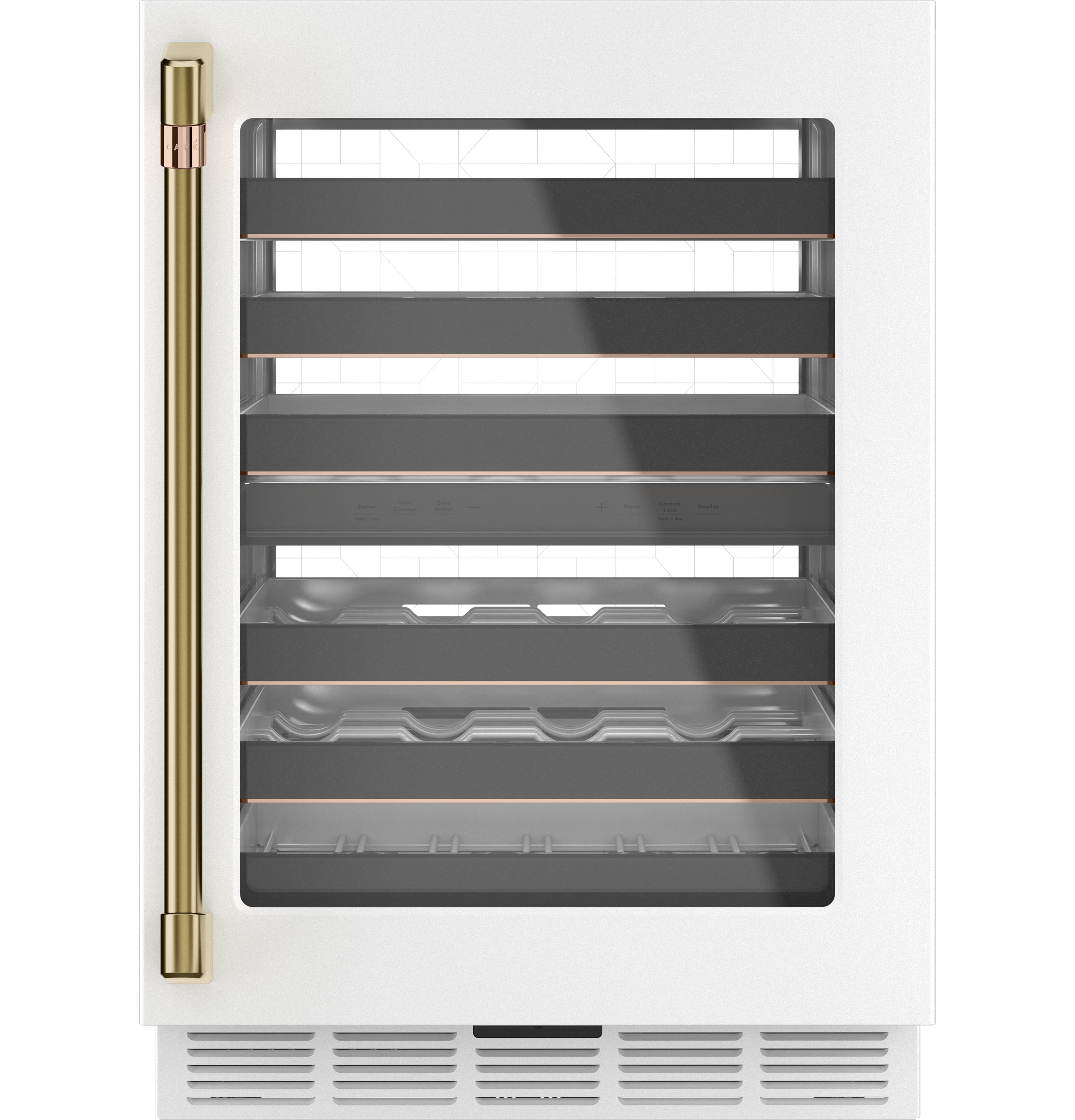 Smart Appliances 46 Bottle Dual Zone Convertible Wine And Beverage Refrigerator With WiFi - View 5 | Fridge.com