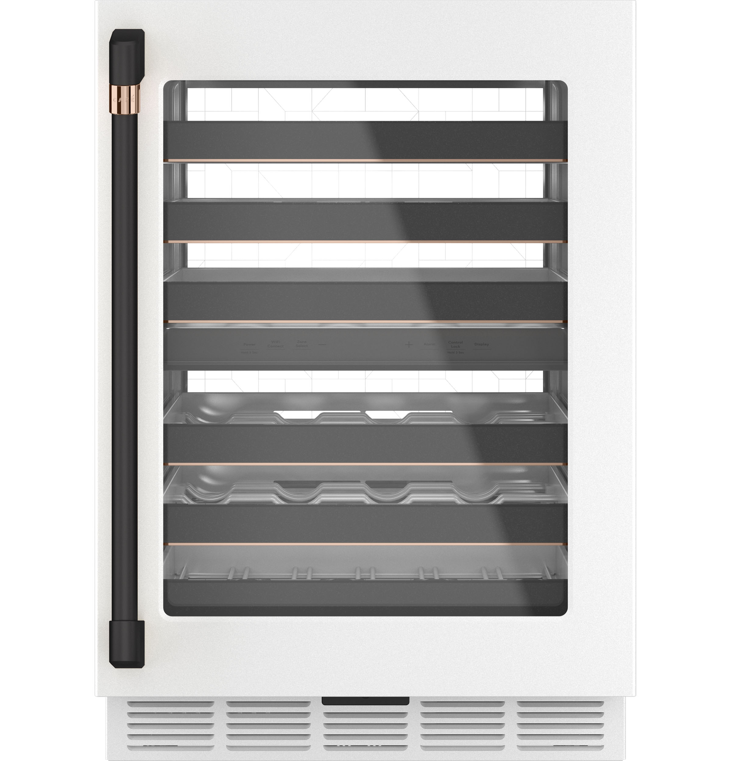Smart Appliances 46 Bottle Dual Zone Convertible Wine And Beverage Refrigerator With WiFi - View 6 | Fridge.com