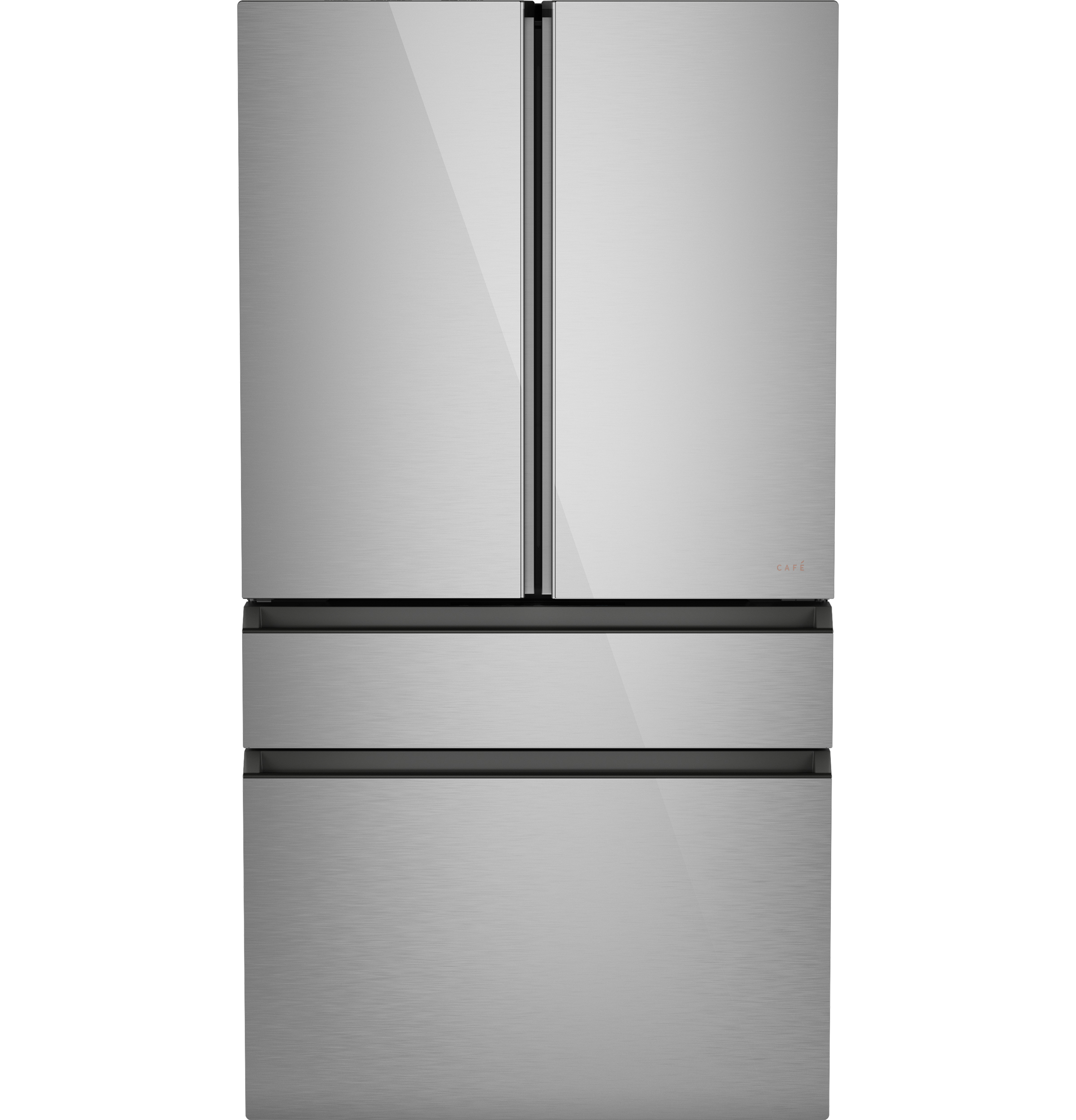 Energy Star 28.7 Cu. Ft. Smart 4-Door French-Door Refrigerator in Platinum Glass with Dual-Dispense Autofill Pitcher | Fridge.com