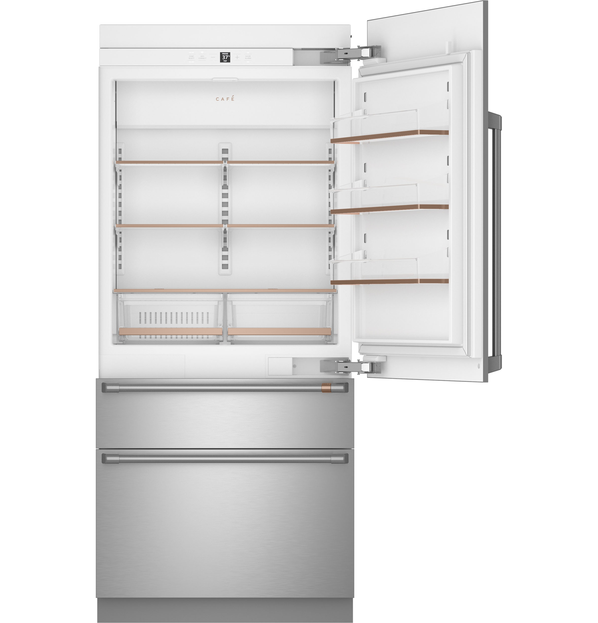 35.75" Integrated Bottom-Freezer Refrigerator - View 6 | Fridge.com