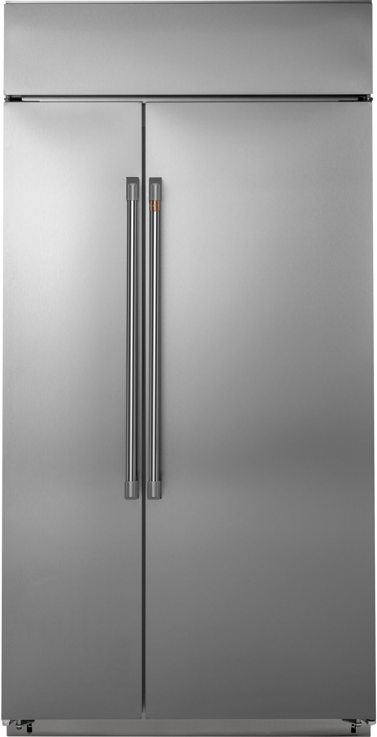 Cafe 48 Inch 48" Built In Counter Depth Side-by-Side Refrigerator CSB48WP2NS1 | Fridge.com