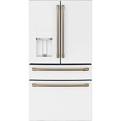 Cafe CVE28DP4NW2 27.8 cu. ft. Smart 4-Door French Door Refrigerator in Matte White, Fingerprint Resistant and ENERGY STAR | Fridge.com