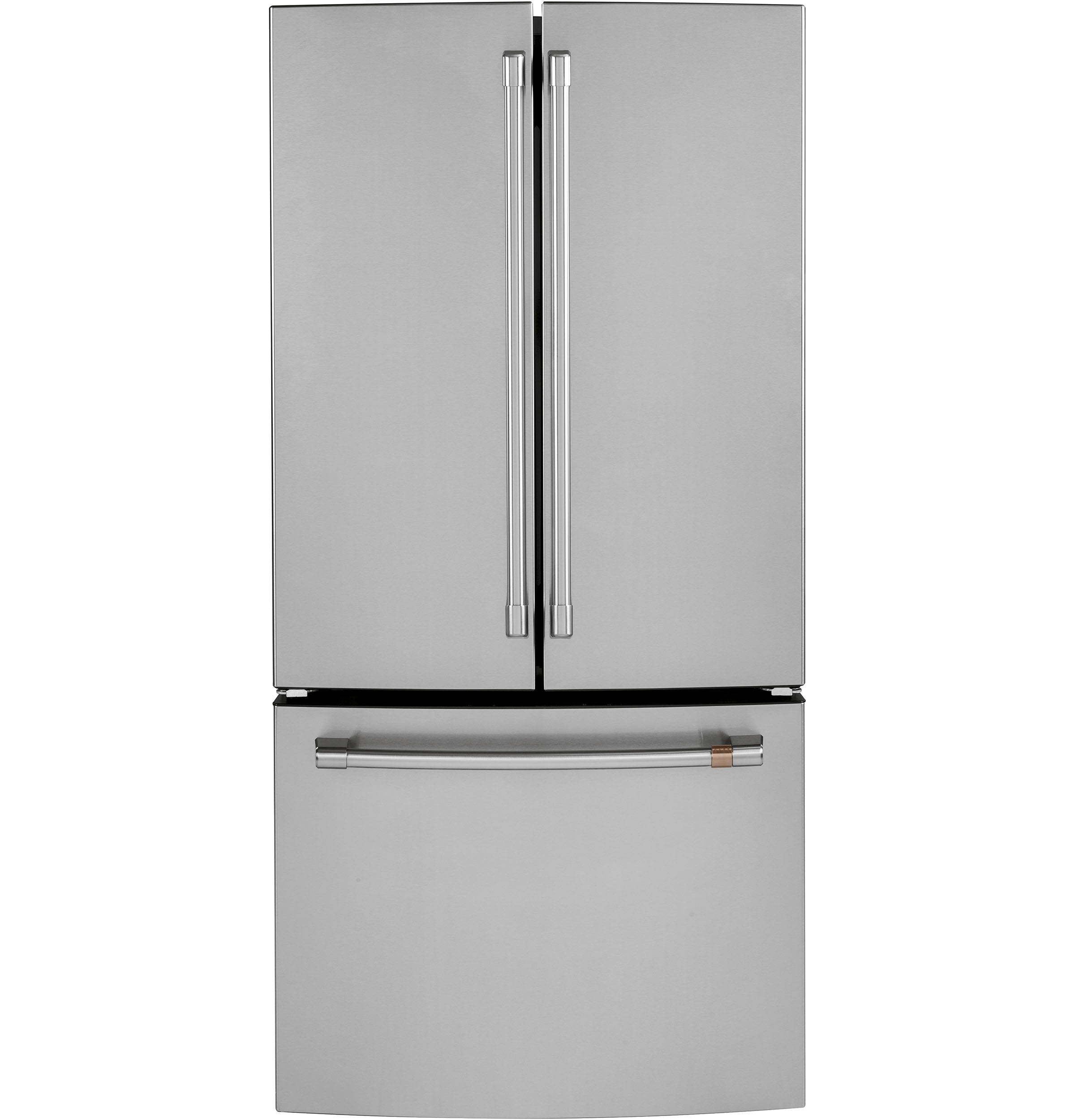 Café - 33 in. Wide 18.6 Cu. Ft. French Door Counter-Depth Smart Refrigerator, Customizable - Stainless Steel | Fridge.com