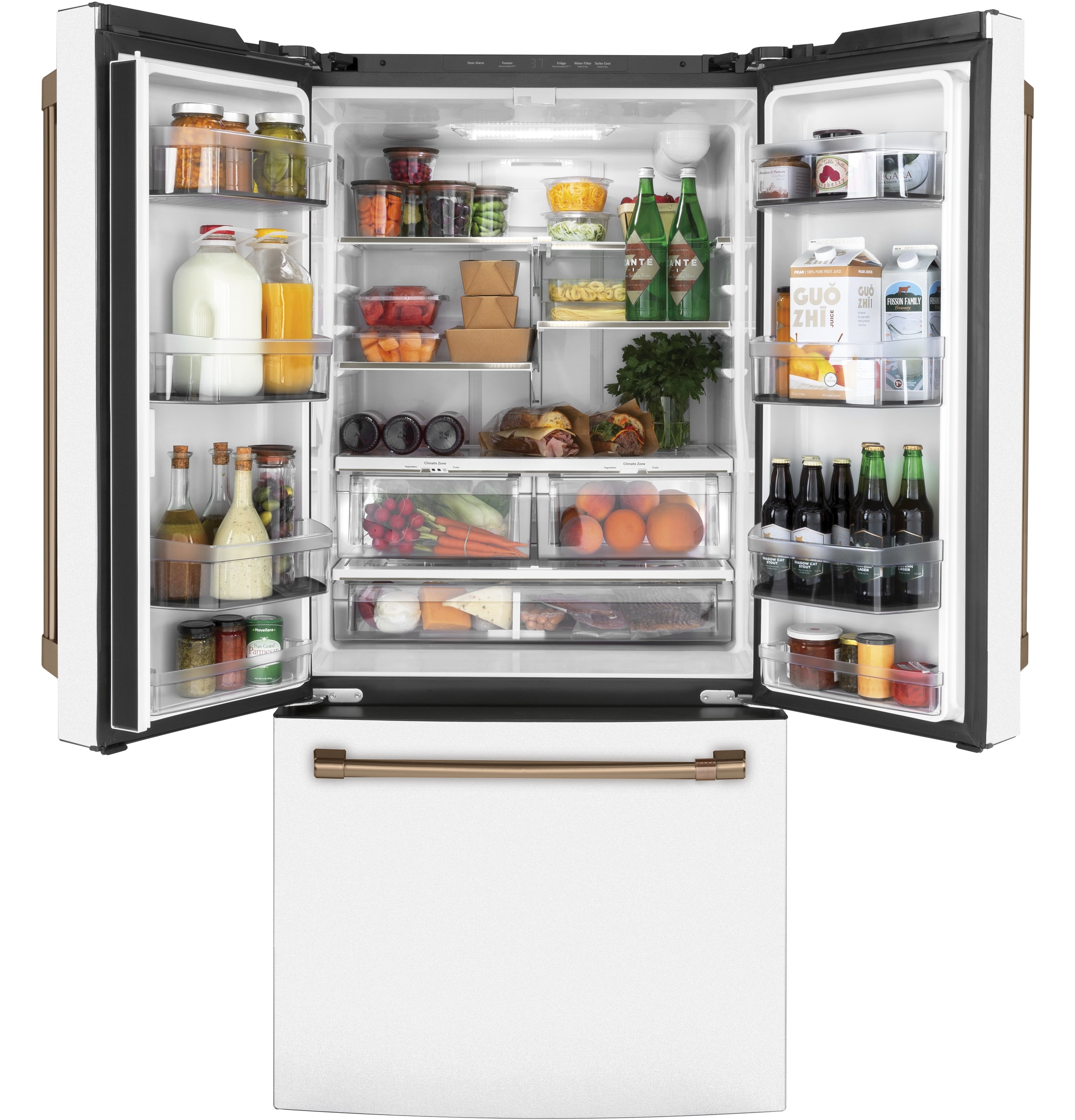 Caf Energy Star 18.6 cu. ft. Counter-Depth French-Door Refrigerator - View 6 | Fridge.com