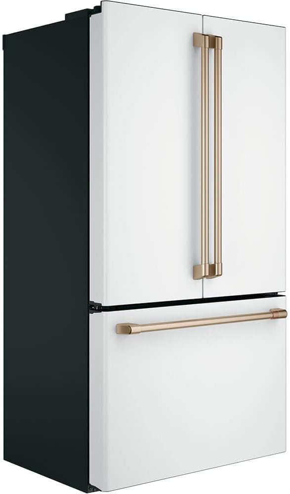 Café CWE23SP4MW2 23.1 cu. ft. Smart French Door Refrigerator In Matte White, Counter Depth And Fingerprint Resistant - View 4 | Fridge.com