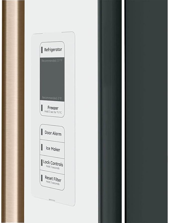 Café CWE23SP4MW2 23.1 cu. ft. Smart French Door Refrigerator In Matte White, Counter Depth And Fingerprint Resistant - View 5 | Fridge.com