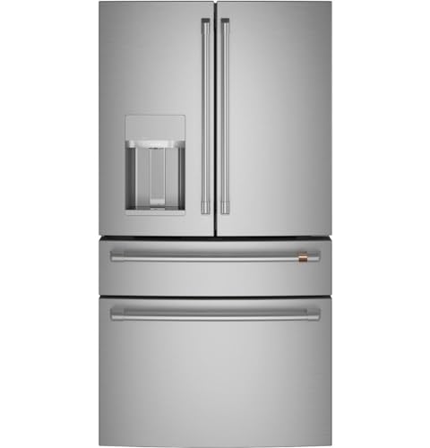 Café CXE22DP2PS1 22.3 Cu. Ft. Stainless French Door Counter Depth Smart Refrigerator | Fridge.com
