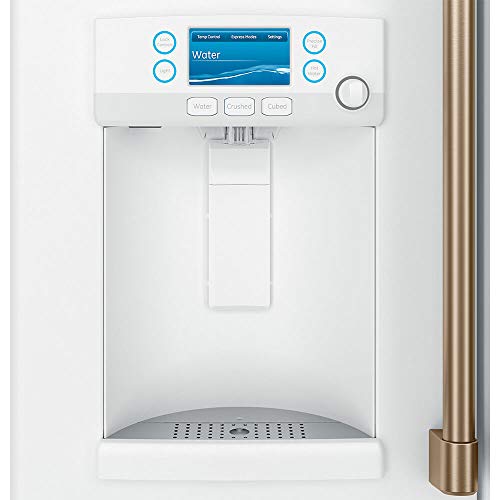 22.2 cu. ft. Smart French Door Refrigerator With Hot Water Dispenser In Matte White, Counter Depth And Energy Star - View 4 | Fridge.com
