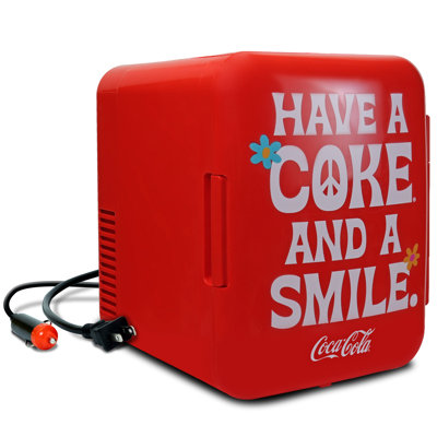 Coca-Cola Smile1971 Series 4L Cooler/Warmer 12V DC 110V AC Mini Fridge | Fridge.com