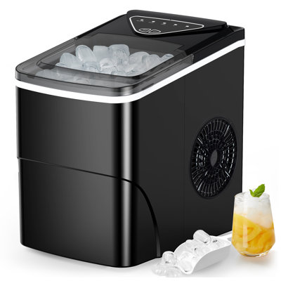 Ice Maker Countertop,Portable Make bullet Ice Maker, Self-Cleaning Ice Machine, 26 Lbs in 24 Hrs, Ortable Pellet Ice Maker  for Home, Kitchen and Offi | Fridge.com