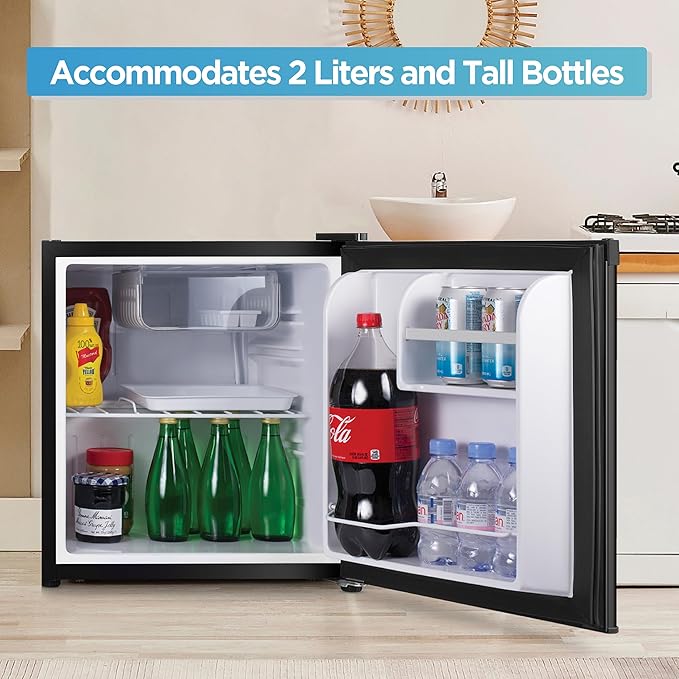Commercial Cool 1.6 cu. ft. Compact Refrigerator, CCR16B, Black - View 4 | Fridge.com