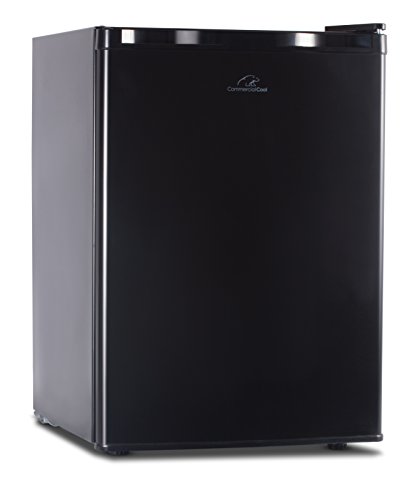 Commercial Cool CCR26B Compact Single Door Refrigerator and Freezer, 2.6 Cu. Ft. Mini Fridge, Black | Fridge.com
