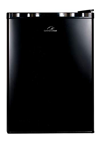 Commercial Cool CCR26B Compact Single Door Refrigerator And Freezer, 2.6 cu. ft. Mini Fridge, Black - View 4 | Fridge.com