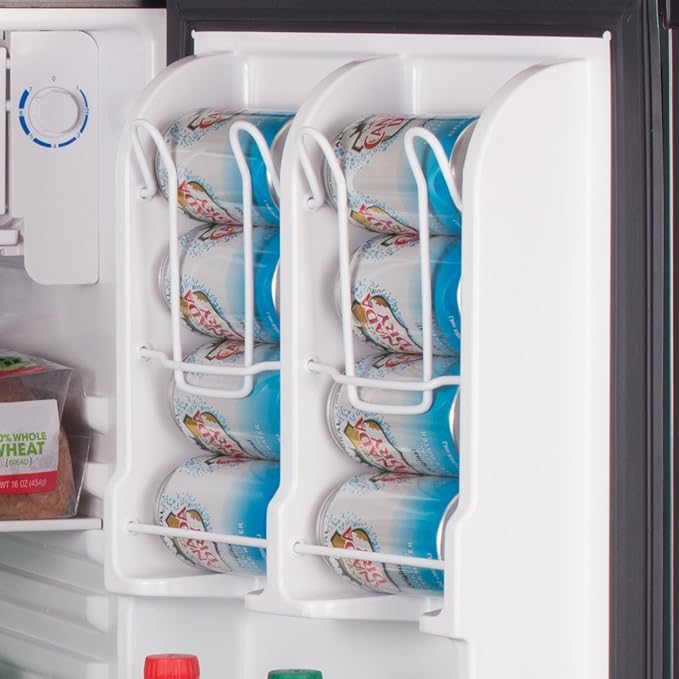 Commercial Cool CCR32W Compact Single Door Refrigerator And Freezer, 3.2 cu. ft. Mini Fridge, White - View 4 | Fridge.com