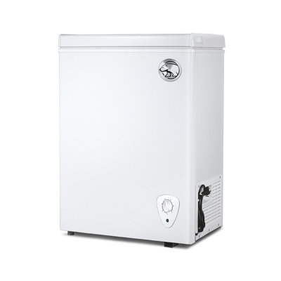 Commercial Cool 1.8 Cu. Ft. Compact Chest Freezer, Textured Finish, Deep Freezer for Frozen Food Storage, Removable Storage Basket, Mechanical Temperature Control, R600a Refrigerant, CCFW18, White | Fridge.com