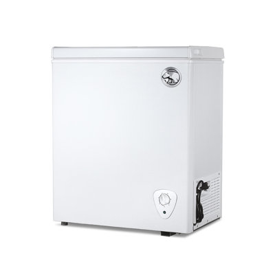 Commercial Cool 2.8 Cu. Ft. Compact Chest Freezer, Textured Finish, Deep Freezer for Frozen Food Storage, Removable Storage Basket, White | Fridge.com