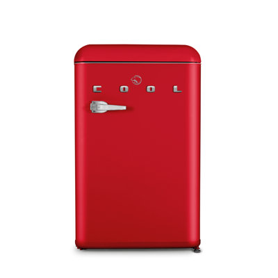 CCRA Series COMMERCIAL COOL 4.0 Cu. Ft. Refrigerator With Freezer, Vintage Style Refrigerator With 1 Slide-Out Glass Shelf And Crisper Cover, Retro Fr | Fridge.com